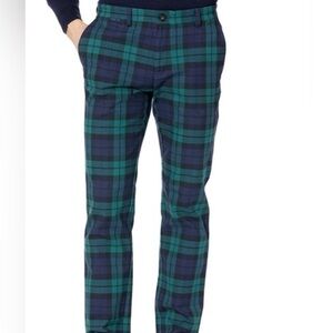 Vineyard Vines Blue and Green Plaid Kids Casual Bottoms